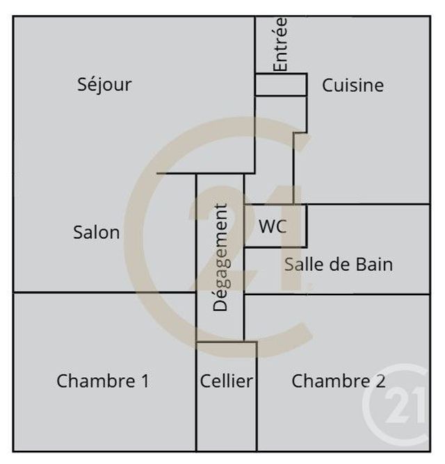 Appartement F4 à vendre - 4 pièces - 67.36 m2 - MAIZIERES LES METZ - 57 - LORRAINE - Century 21 Gestion Et Patrimoine